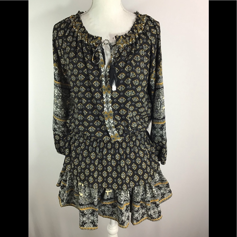 KAS NEW YORK  Ruffle Mini Dress. Size S/MSRP $145